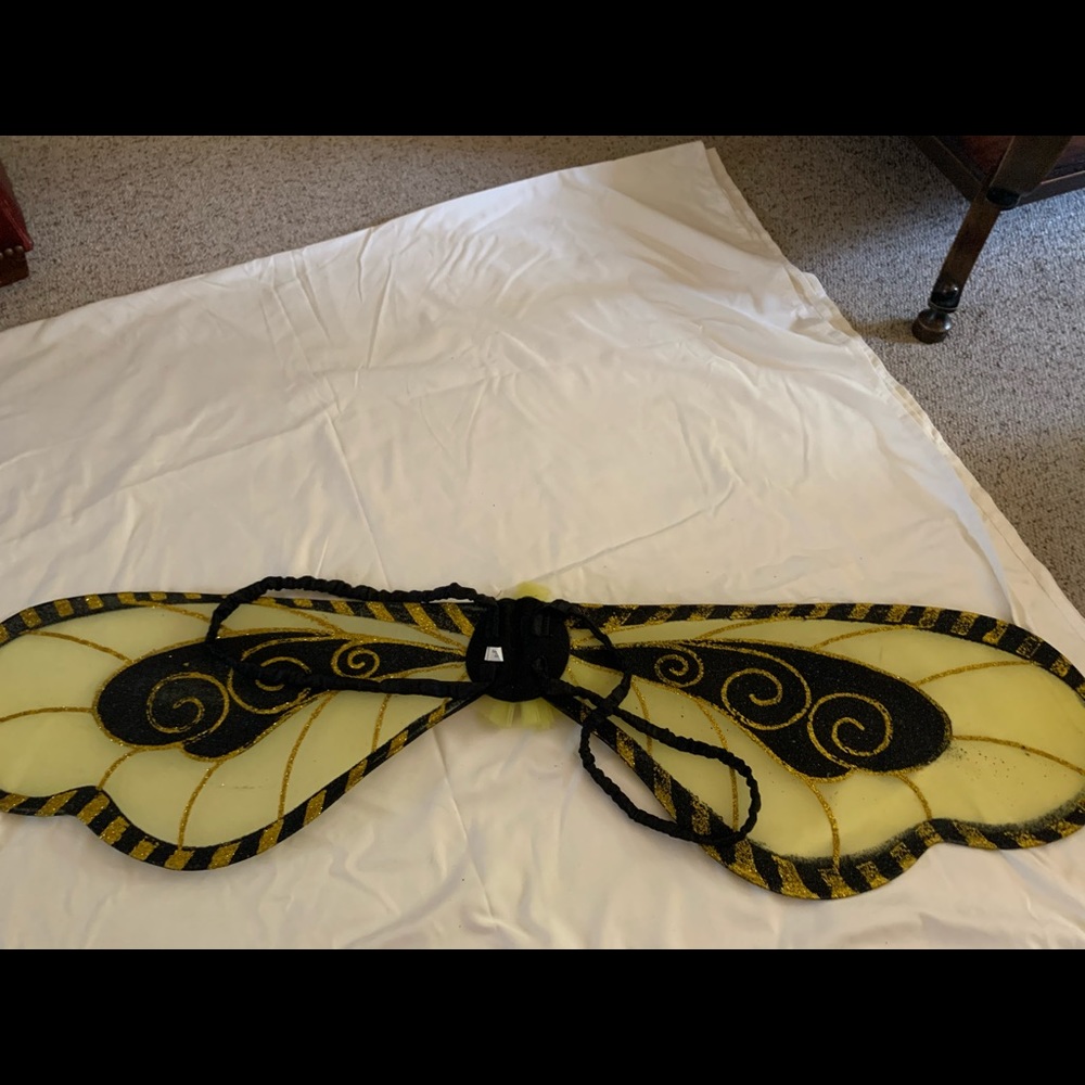 Bee costume wings